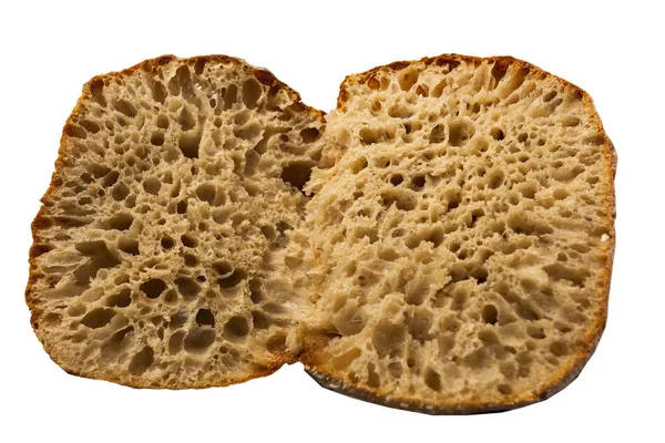 Свіжоспечений Нарізаний Красиво Запечений Хліб — стокове фото