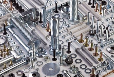 shers, vida, testere, popnets, dübeller, çapa, menteşeler, kıvrımlar, perçin,