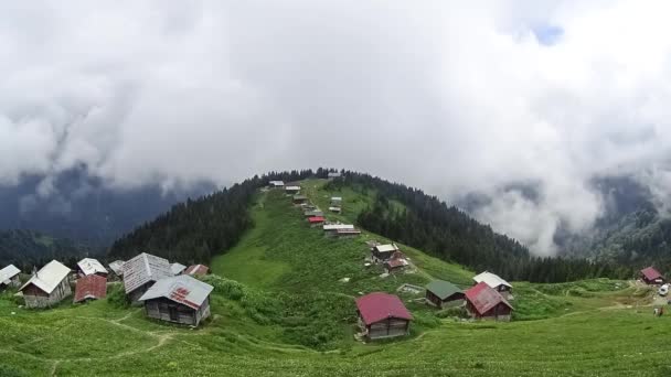 Rize Türkiye Temmuz 2017 Pokut Yaylası Karadeniz Rize Karadeniz Panoramik — Stok video