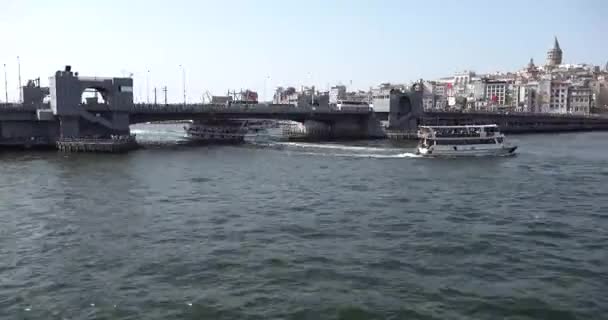 Istanbul Turquie Mai 2018 Vidéo Timelapse Voyage Ferry Eminonu Bosphore — Video