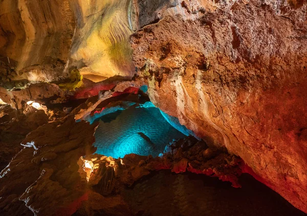 Mira Aire Portugal Avril 2018 Vue Intérieure Grotte Grutas Mira — Photo