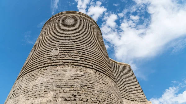 Baku Azerbaijão Abril 2018 Torre Das Donzelas Também Conhecida Como — Fotografia de Stock