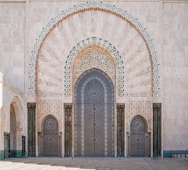 Casablanca, Fas-Nisan 2018: Casablanca, Fas hasan Ii Camii mimari detay. Fas ve dünyanın en büyük 7'en büyük camisi olan.