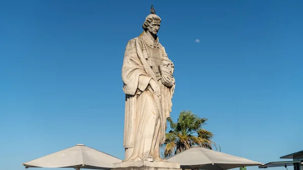 Lisbonne Portugal Avril 2018 Statue Sao Vicente Saint Vincent Saragosse — Photo