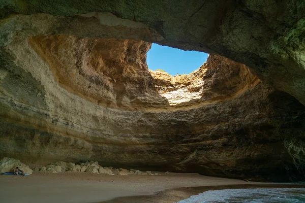 Veduta Della Grotta Benagil Carvoeiro Algarve Portogallo — Foto Stock
