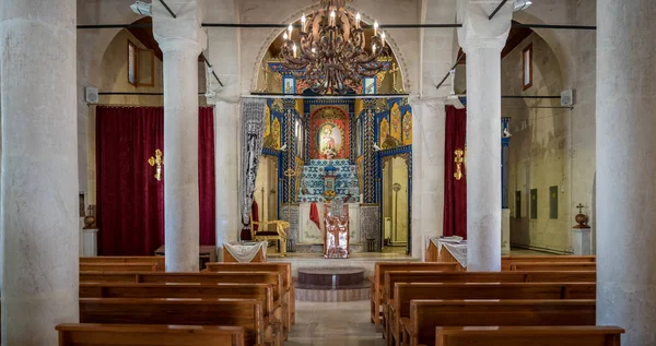 Adiyaman Turquia Julho 2018 Vista Interior Igreja Mor Petrus Mor — Fotografia de Stock