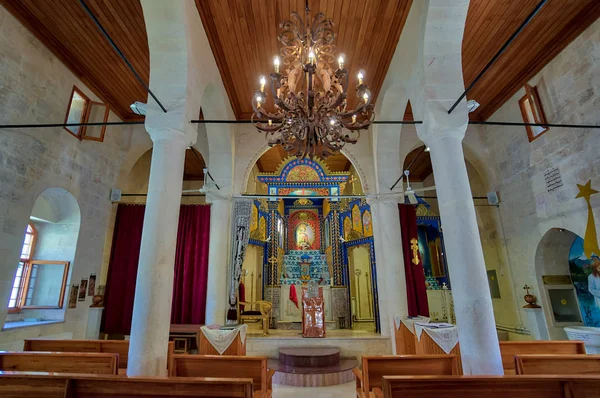 Adiyaman Turquia Julho 2018 Vista Interior Igreja Mor Petrus Mor — Fotografia de Stock