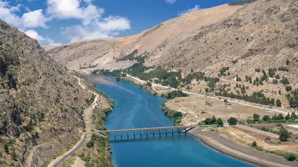 Río Firat Eufrates Nace Del Este Anatolia Fluye Generalmente Hacia — Foto de Stock