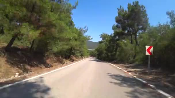 Samsun Turquía Junio 2018 Vista Panorámica Carretera Que Conduce Lago — Vídeo de stock