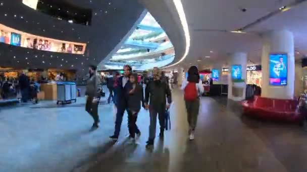イスタンブール トルコ 2018年 トルコ イスタンブール Levent ビジネス地区のカニヨン ショッピング センターの Hyperlapse — ストック動画