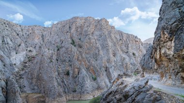 Manzaralı karanlık Kanyon Kemaliye veya başlangıç, Erzincan, Turkey