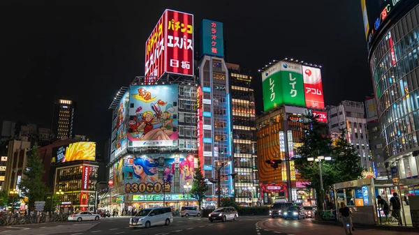 Tokyo Japon Août 2018 Scène Nocturne Quartier Kabukicho Shinjuku Avec — Photo