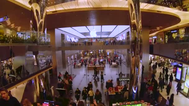 Stambuł Turcja Grudzień 2018 Apple Store Centrum Handlowego Zorlu Center — Wideo stockowe