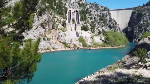 Oymapinar Turquía Marzo 2019 Green Canyon Oymapinar Dam Área Antalya — Vídeo de stock