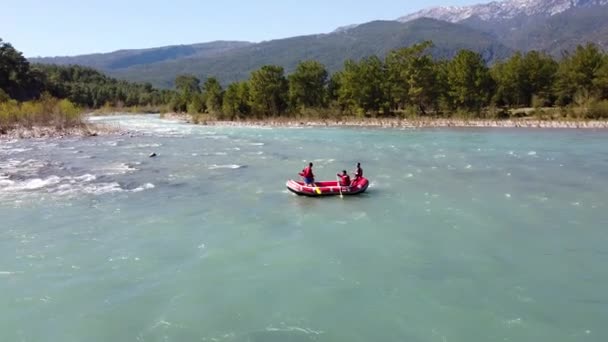 Каньйон Копулу Туреччина Березень 2019 Водяний Наліт Пороги Річки Копурулу — стокове відео