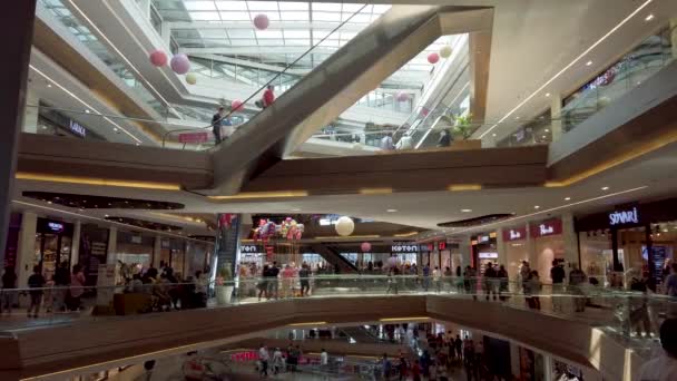 Istanbul Turquía Abril 2019 Compras Personas Dentro Del Centro Comercial — Vídeo de stock