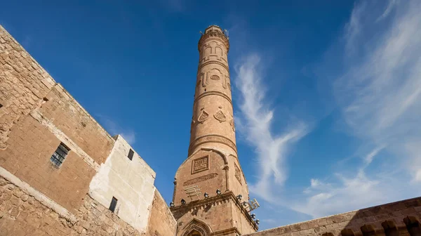 Mardin Turkey January 2020 Minaret Ulu Cami Also Known Great — Stock Photo, Image