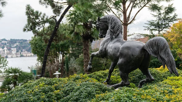 Istanbul Turki Desember 2019 Patung Kuda Terkenal Taman Museum Sakip Stok Foto