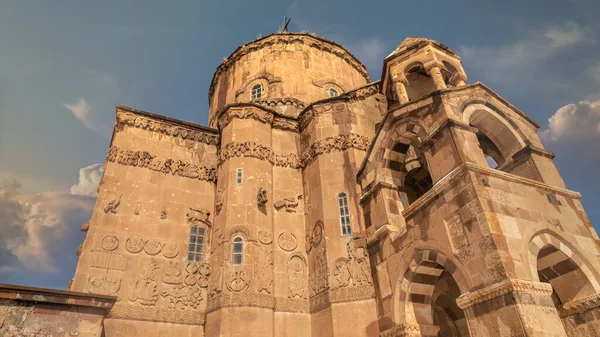 Isla Akdamar Van Turquía Febrero 2020 Isla Akdamar Iglesia Surp — Foto de Stock