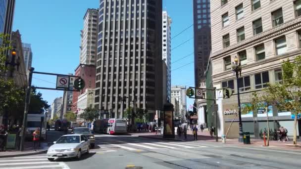 San Francisco California Agosto 2019 Vida Ciudad San Francisco Con — Vídeos de Stock