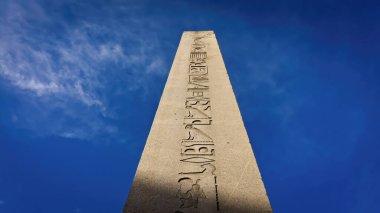 Sultanahmet İstanbul, Ekim 2017: Theodosius Dikilitas 'ın Obelisk' i, Türkiye.