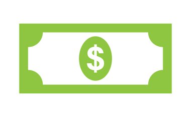 ABD Doları vektör simgesi