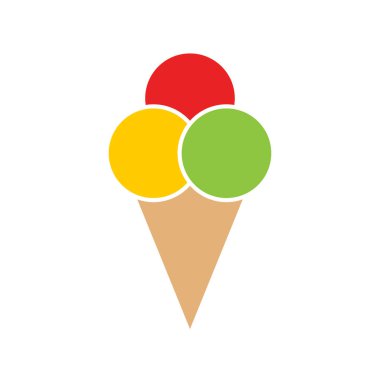dondurma vektör simgesi