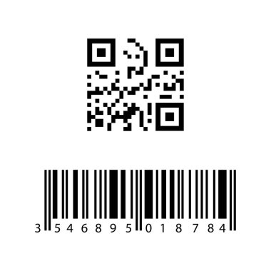 Barkod ile qr kodu