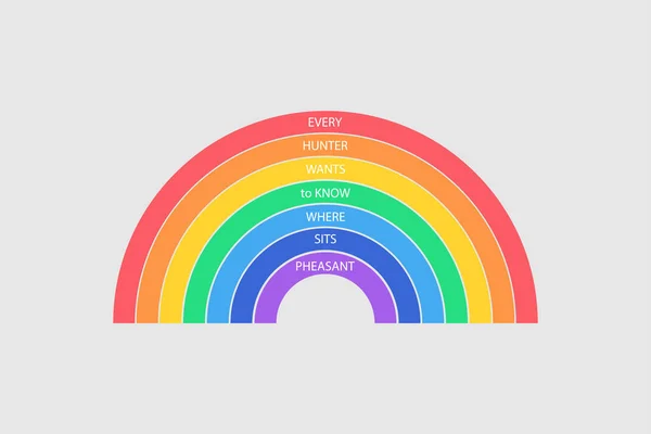 Színes Rainbow Szürke Háttér Minden Vadász Azt Szeretné Hogy Hol — Stock Vector