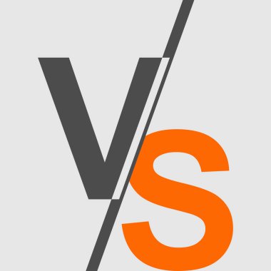 Versus Vs mektuplar logosu