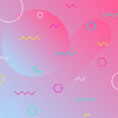 Geometrik arka plan. Yaratıcı geometrik duvar kağıdı. Trendy gradyan arka planı. Eps10