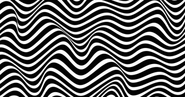 Geometrik dalgalı arka plan. Yaratıcı dalgalı geometrik duvar kağıdı. Modern arka plan. Eps10