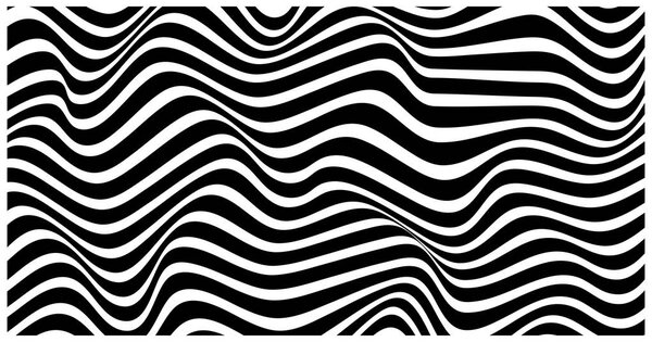 Geometric wavy background. Creative wavy geometric wallpaper. Trendy abstract background. Eps10