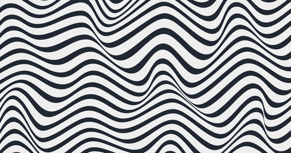 Geometric wavy background. Creative wavy geometric wallpaper. Trendy abstract background. Eps10