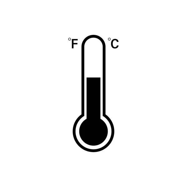 Celsius Und Fahrenheit Thermometer Symbol Vektorsymbol Eps10 — Stockvektor