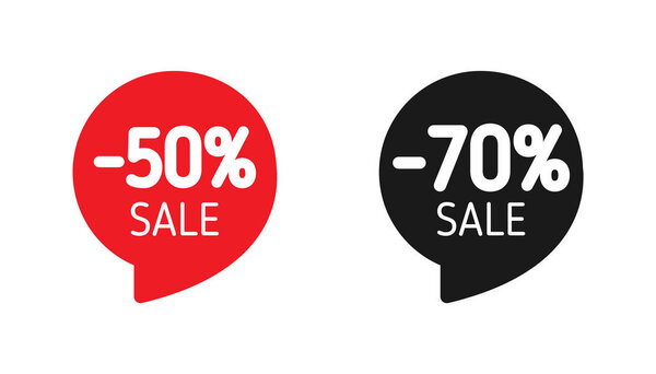 Продажа баннеров со скидкой 50 и 70 Продажа красной и черной метки
