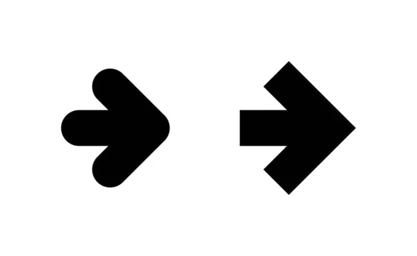 Arrows black. Arrows icon. Arrow sign. Arrows vector icon — Stock Vector