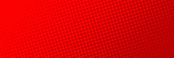 Komiska halvtonspunkter bakgrund röd färg. Tecknad bakgrund. Bakgrund för halvtonspunkter — Stock vektor