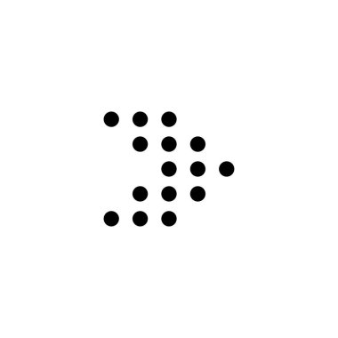 Ok. Ok siyah simgesi. Ok vektör simgesi. İmleç simgesi. Nokta tasarımında imleç. Imleç