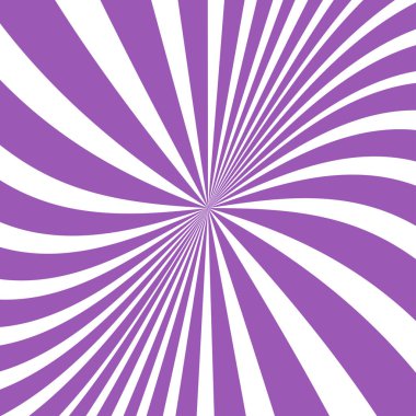 Güneş ışınları arka plan. Sarmal tasarımda güneş ışınları. Güneş ışınları mor renk. Vektör