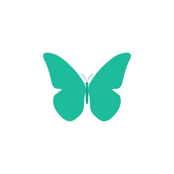 Vlinder. Vlinder vector pictogram. Butterfly geïsoleerd in plat ontwerp — Stockvector