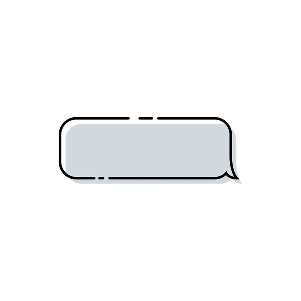 Message Bubble. Speech Bubble icon. Message in trendy flat design. Speech Bubble vector icon