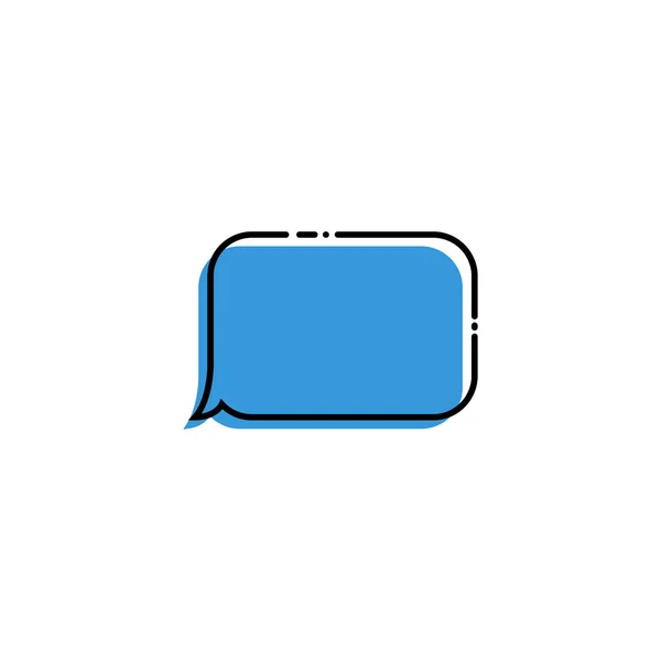 Message Bubble. Speech Bubble icon. Message in trendy flat design. Speech Bubble vector icon