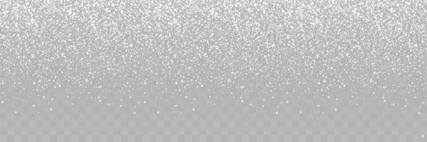 Πέφτει χιόνι. Χειμερινή Χριστουγεννιάτικη απεικόνιση. Χιόνι απομονωμένο σε διαφανές φόντο. Χιόνι με νιφάδες χιονιού διανυσματική απεικόνιση. Ρεαλιστική μικρή Χριστουγεννιάτικη άποψη Snow Panorama — Διανυσματικό Αρχείο