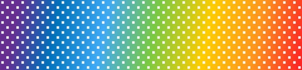 Square Rainbow Bakgrund Fyrkantigt Mönster Panoramautsikt Fyrkantig Abstrakt Mönster Regnbåge — Stock vektor