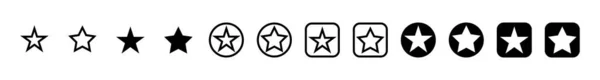 Звезды Звезда Значок Вектора Векторная Иллюстрация — стоковый вектор
