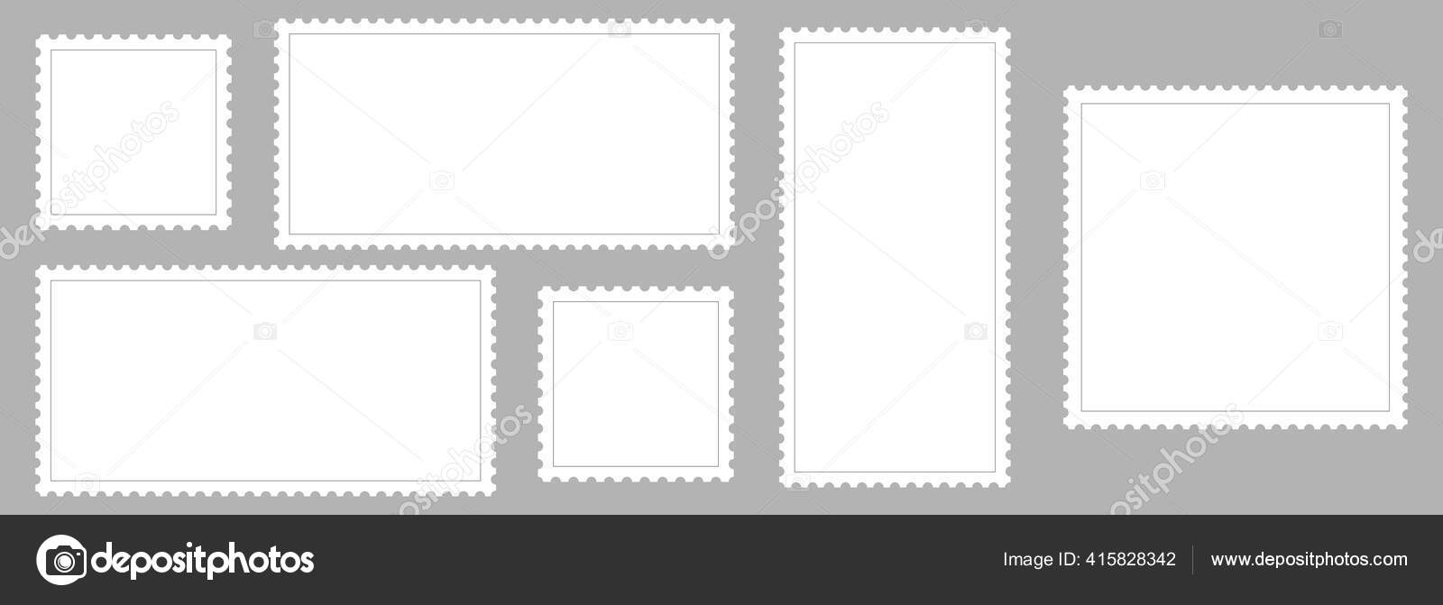 Postage Stamps Blank Postage Stamps Collection Light Postage Stamp