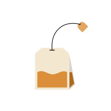 kahve fincanı ve çanta vektör illüstrasyon grafik tasarımı