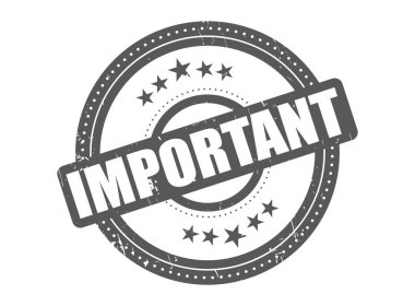 Noktalı Çember ile Önemli Kauçuk Damga Mührü