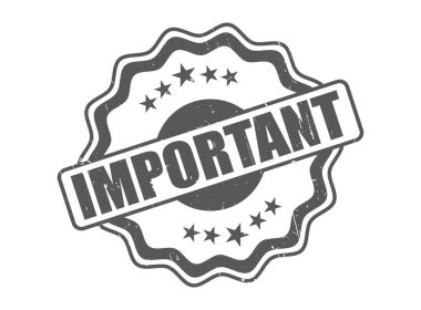 Dekoratif Sınır Mühürlü Önemli Bir Lastik Mühür